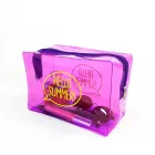 Necessaire em PVC Cristal colorido  personalizado  - 1329383