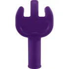  bolhao sabao praia garfo lilas de plastico  - 1525063