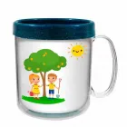 Caneca Térmica Infantil Green Colors Azul - 1329740