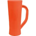 caneca chopp 430ml alaranjado de plastico  - 1524112