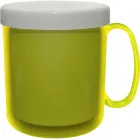 Caneca cristal color 300ml amarelo neon de plastico  - 1524143