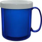 Caneca cristal color 300ml azul de plastico  - 1524137