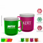  caneca cristal color 300ml neon cores  - 1524148