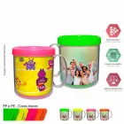  caneca foto termica 300ml cl neon cores  - 1525406