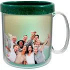 Caneca foto térmica 300ml verde green colors cl de plastico  - 1525423