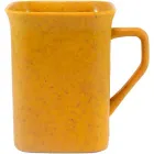 Caneca quadrada 250ml amarelo green colors de plastico  - 1523646