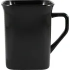 caneca quadrada 250ml preta de plastico  - 1523614