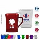 Caneca quadrada 250ml cristal - cores - 1688469