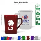  caneca quadrada cristal 250ml cores  - 1523663