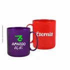 Caneca redonda metalizada 400ml - 1691930