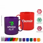 Caneca redonda metalizada - cores - 1691931