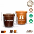  caneca termica cristal 300ml green cores  - 1524180