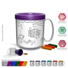 Caneca térmica infantil 300ml - metalizado-pb-cores - 1691911