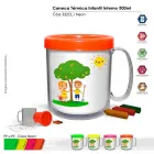  caneca termica infantil 300ml neon cl cores  - 1525304