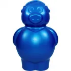 cofrinho porquinho azul de plastico  - 1524999