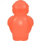 cofrinho porquinho laranja neon de plastico  - 1525017