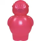 cofrinho porquinho rosa neon de plastico  - 1525011