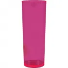 copo long drink cristal 330ml rosa neon de plastico  - 1525199