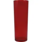 copo long drink cristal 330ml vermelho de plastico  - 1525193