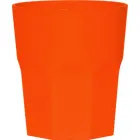 copo mini roma 300ml alaranjado de plastico  - 1523502