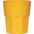 copo mini roma 300ml amarelo de plastico  - 1523500