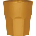 Copo mini roma 300ml dourado de plastico  - 1523514