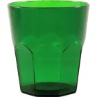 copo mini roma cristal 300ml verde de plastico  - 1523596