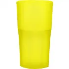 copo roma 360ml amarelo neon de plastico  - 1525111