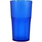 copo roma cristal 370ml azul de plastico  - 1525137