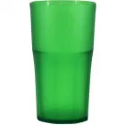 copo roma cristal 370ml verde de plastico  - 1525133