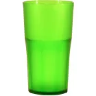 copo roma cristal 370ml verde neon de plastico  - 1525145