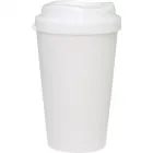 copo tampa mug 320ml branco de plastico  - 1523402