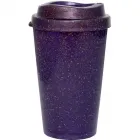 Copo tampa mug 320ml lilas green colors de plastico  - 1523443