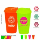  copo tampa mug 320ml neon cores  - 1523427