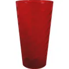 copo twist cristal 600ml vermelho de plastico  - 1524014