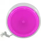 Ioiô base branca rosa neon de plastico  - 1524955