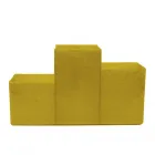 Porta Talher Trio Green Colors Amarelo - 1739146