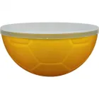 petisqueira futebol tampa 240ml amarelo de plastico  - 1524241