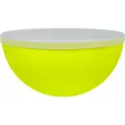 Petisqueira futebol tampa 240ml amarelo neon de plastico  - 1524261