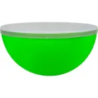 Petisqueira futebol tampa 240ml verde neon de plastico  - 1524259