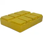 porta comprimido amarelo green colors de plastico  - 1524625