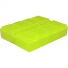 porta comprimido amarelo neon de plastico  - 1524615