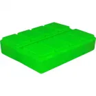 porta comprimido verde neon de plastico  - 1524613