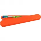 porta escova dental laranja neon de plastico  - 1524784