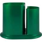 porta lapis verde de plastico  - 1524857