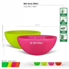  pote mini bowl 240ml neon cores  - 1524302