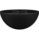 Pote mini bowl 240ml preto de plastico  - 1524283