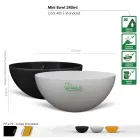  pote mini bowl 240ml standard cores  - 1524286