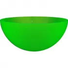 Pote mini bowl 240ml verde neon de plastico  - 1524303