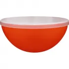 pote mini bowl tampa 240ml laranja neon de plastico  - 1524351